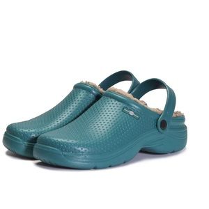 Waterproof Lined Warm Fuzzy Indoor/Outdoor Slip-On Clogs (Size 7) NWOT